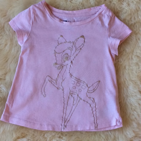 NWT~Baby Gap DISNEY~Bambi Pink Girls T-Shirt~3T